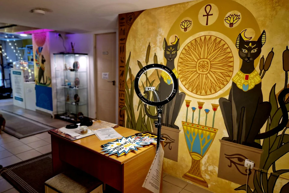 Selfie wall in Egyptian style