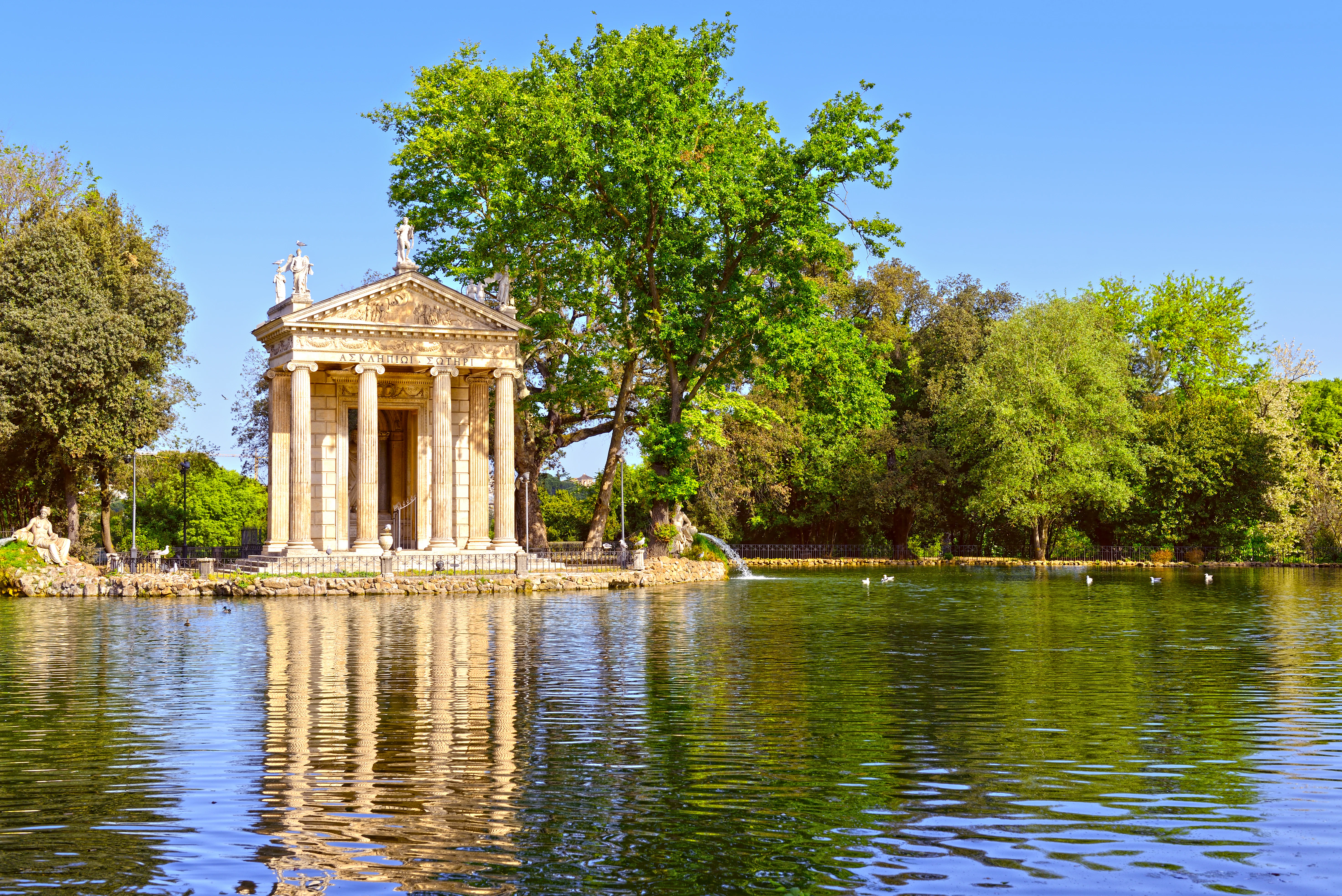 Villa Borghese Gardens by Golf Cart