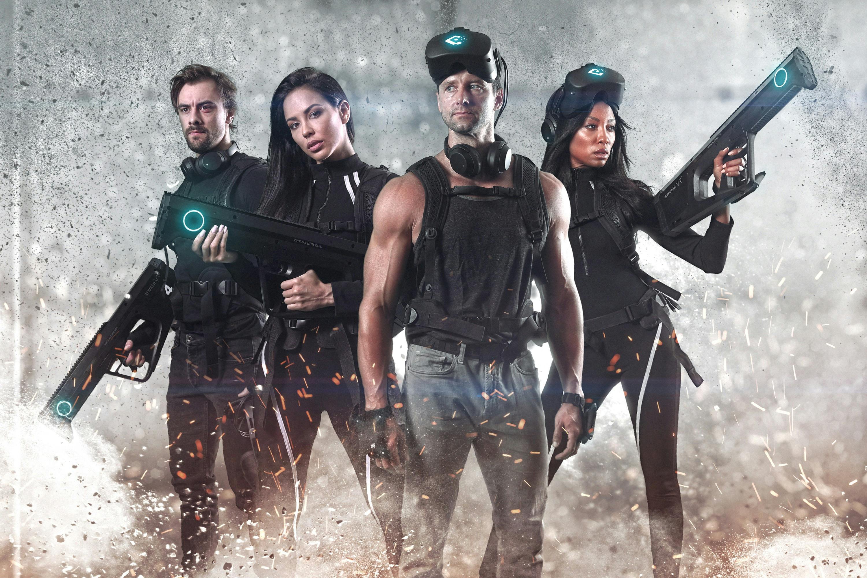 Plena llibertat de moviments amb fins a 4 persones en més de 100m2 - submergeix-te en un món virtual amb els teus amics!