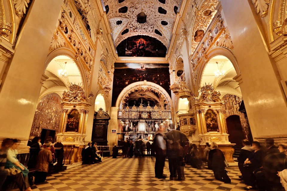 Interior of the Basilica