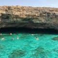 Coves in Mallorca, departure by boat , swimming