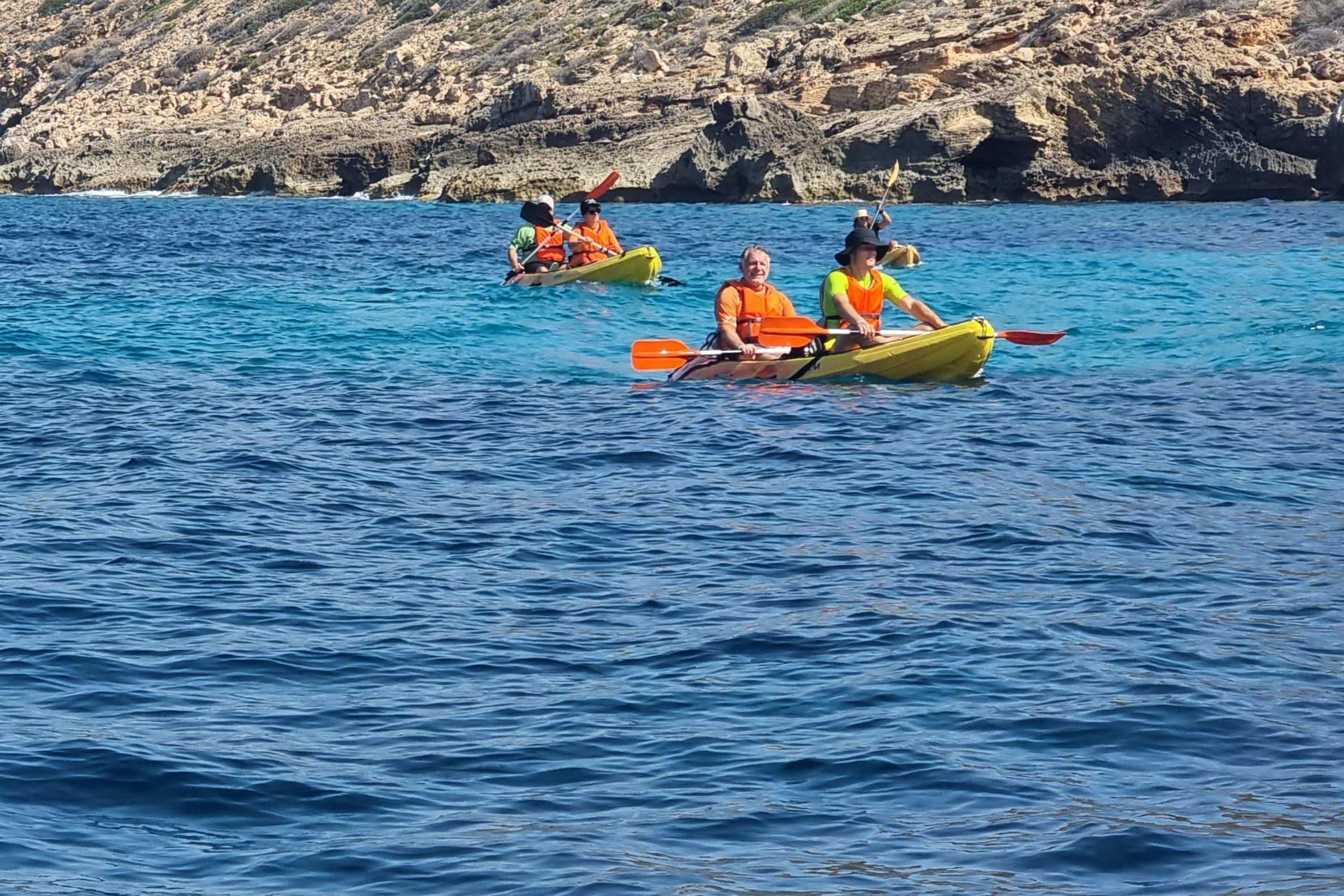 Kayak Tour to Na Galera Island with BonaOna Mallorca
