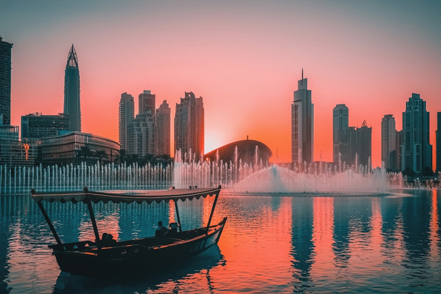 Dubai Fountain Show Tickets with Lake Ride