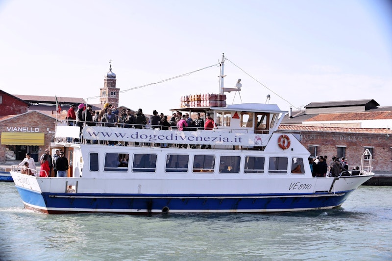 Grand Canal by Gondola + Murano, Burano & Venice: Day Trip from Punta ...