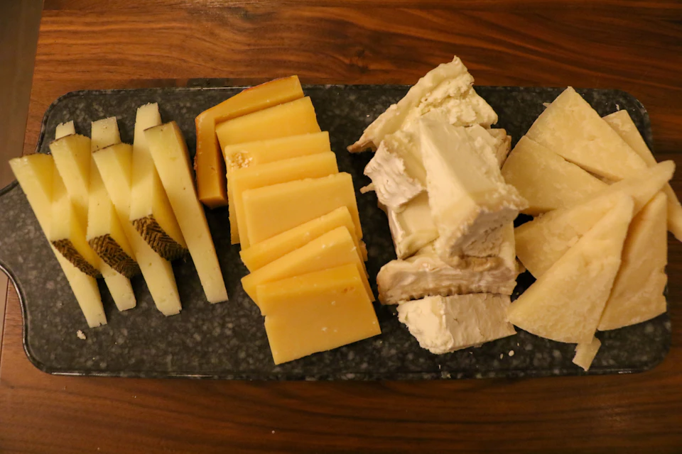 cheese tasting spread