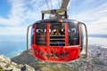Close up of the cable car at Table Mountain.