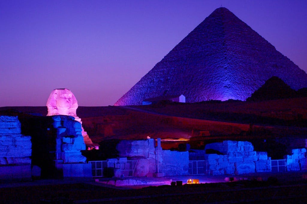 Sound and Light Show at the Giza Pyramids