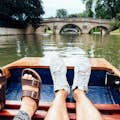 feet on boat