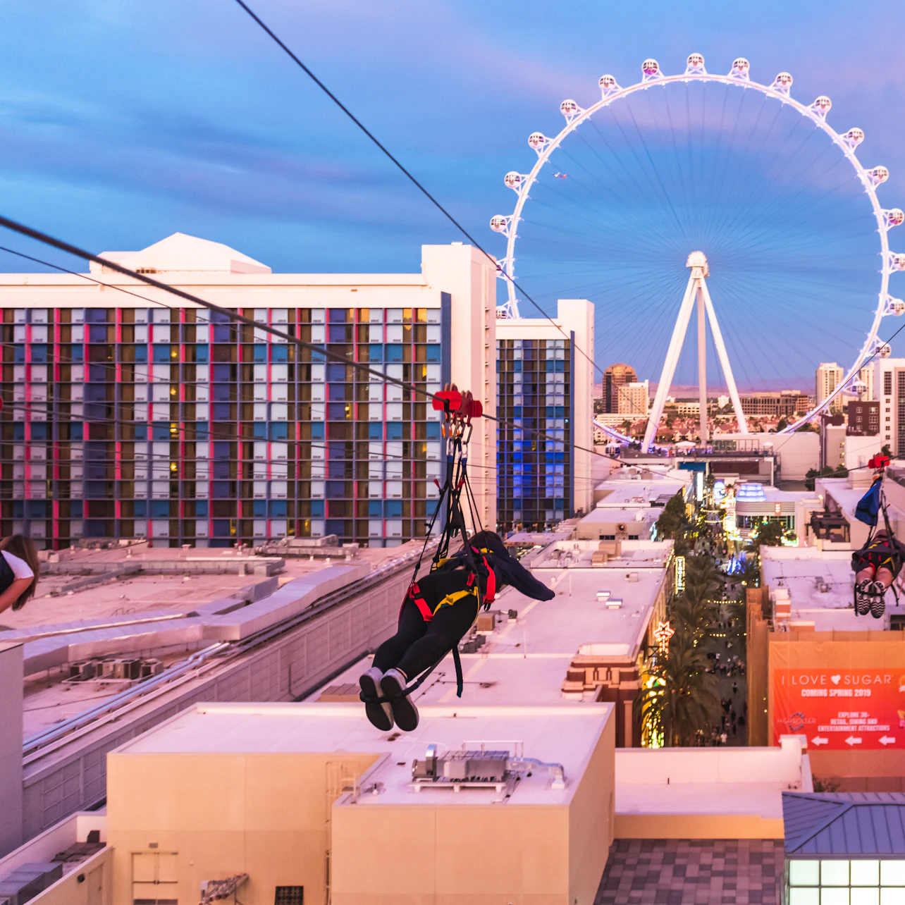 Fly LINQ Zipline Las Vegas: Entry Ticket in Las Vegas β Tiqets