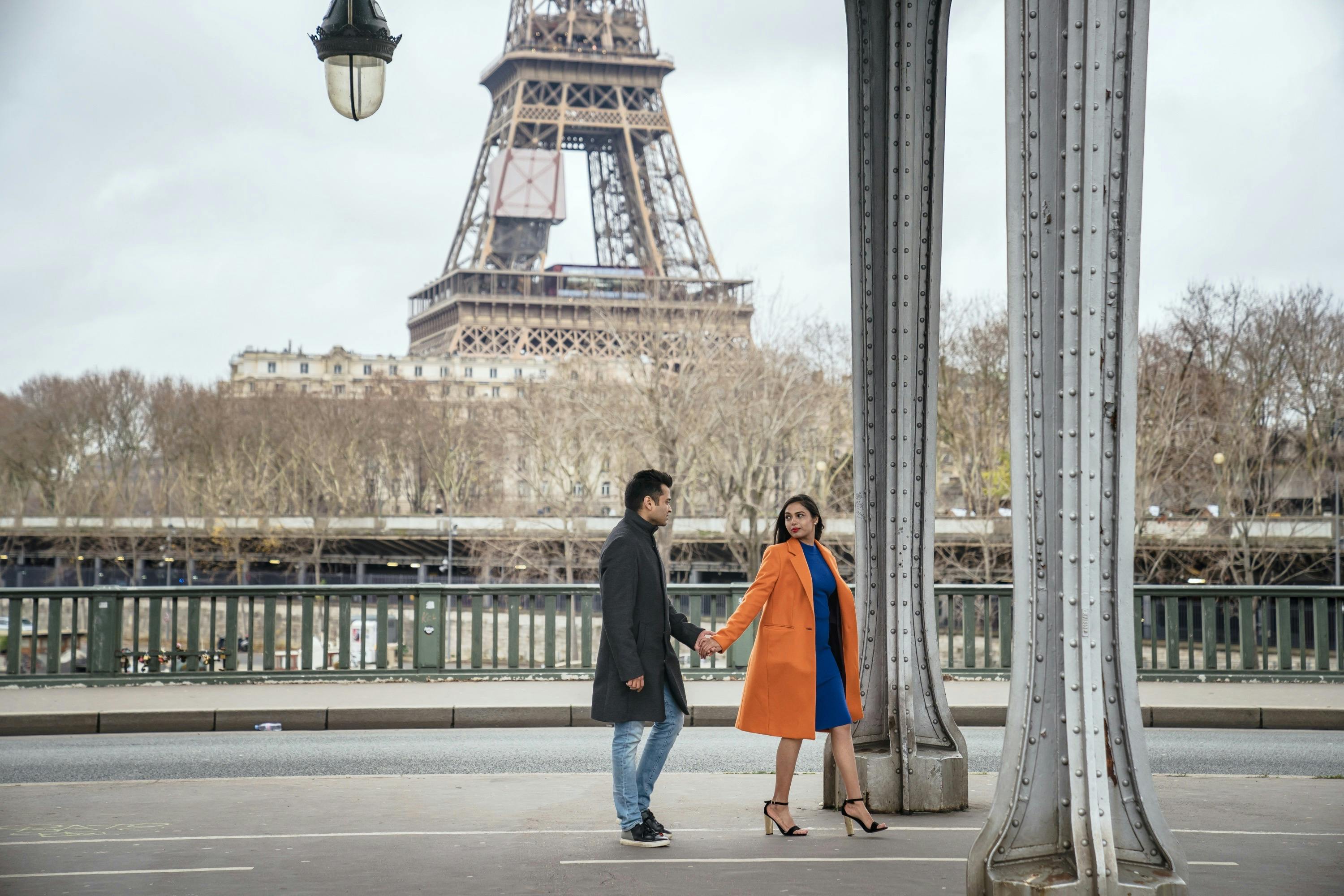 Eiffel Tower as seen from Bir Hakeim Bridge