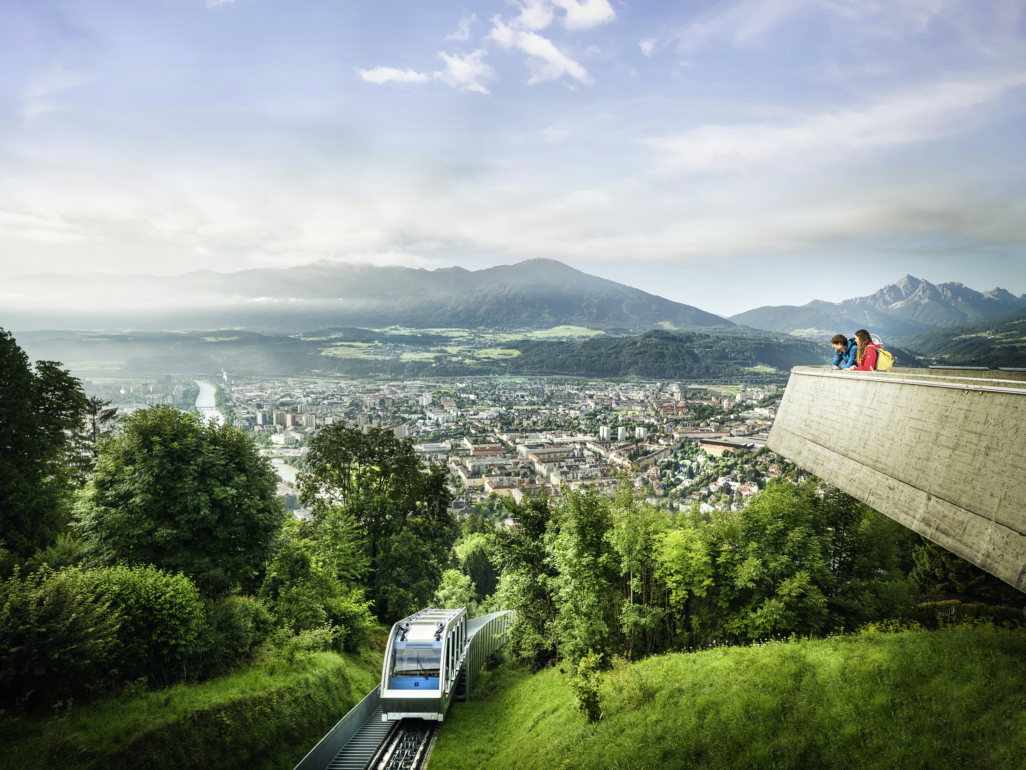 Roundtrip Funicular Ride: Innsbruck to Hungerburgbahn