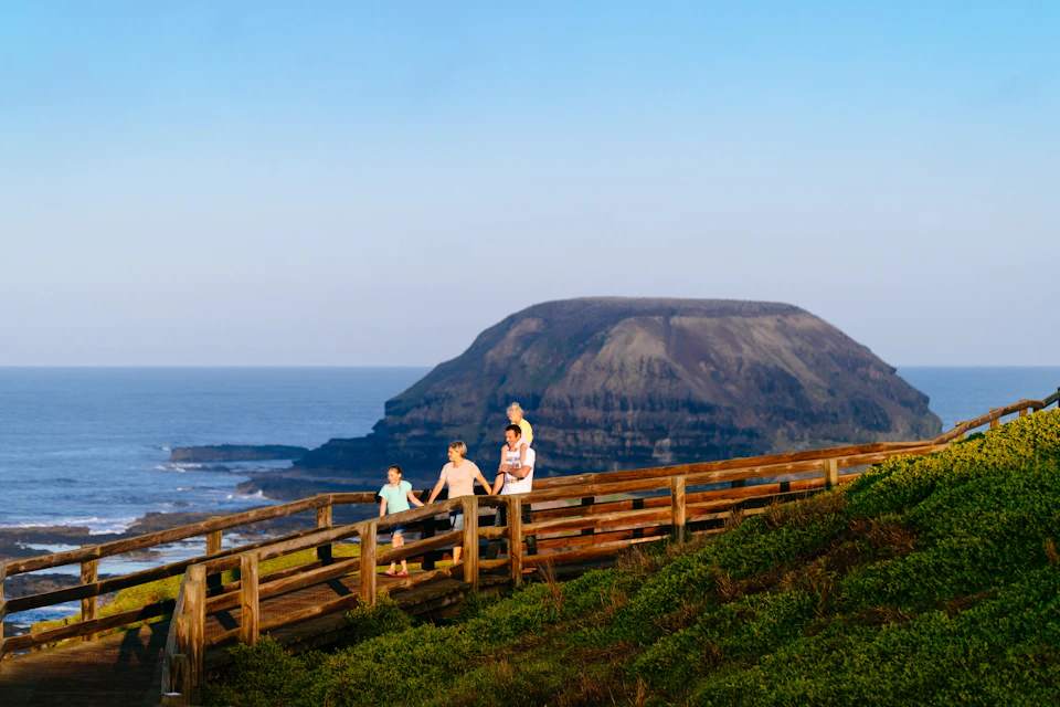 Walk along The Nobbies Boardwalk
