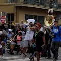 Sunday Second Line Parade in the Treme"
