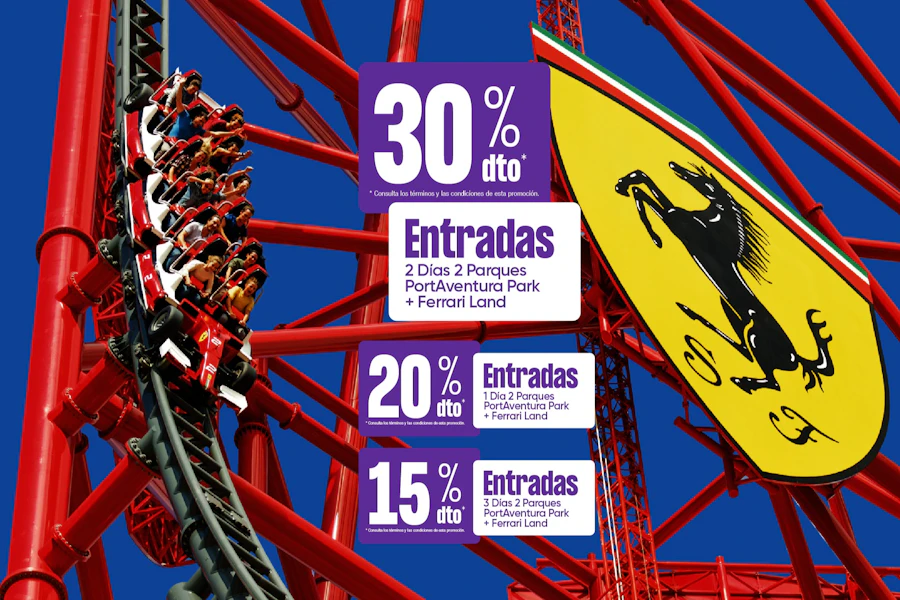 Billets pour PortAventura et Ferrari Land
