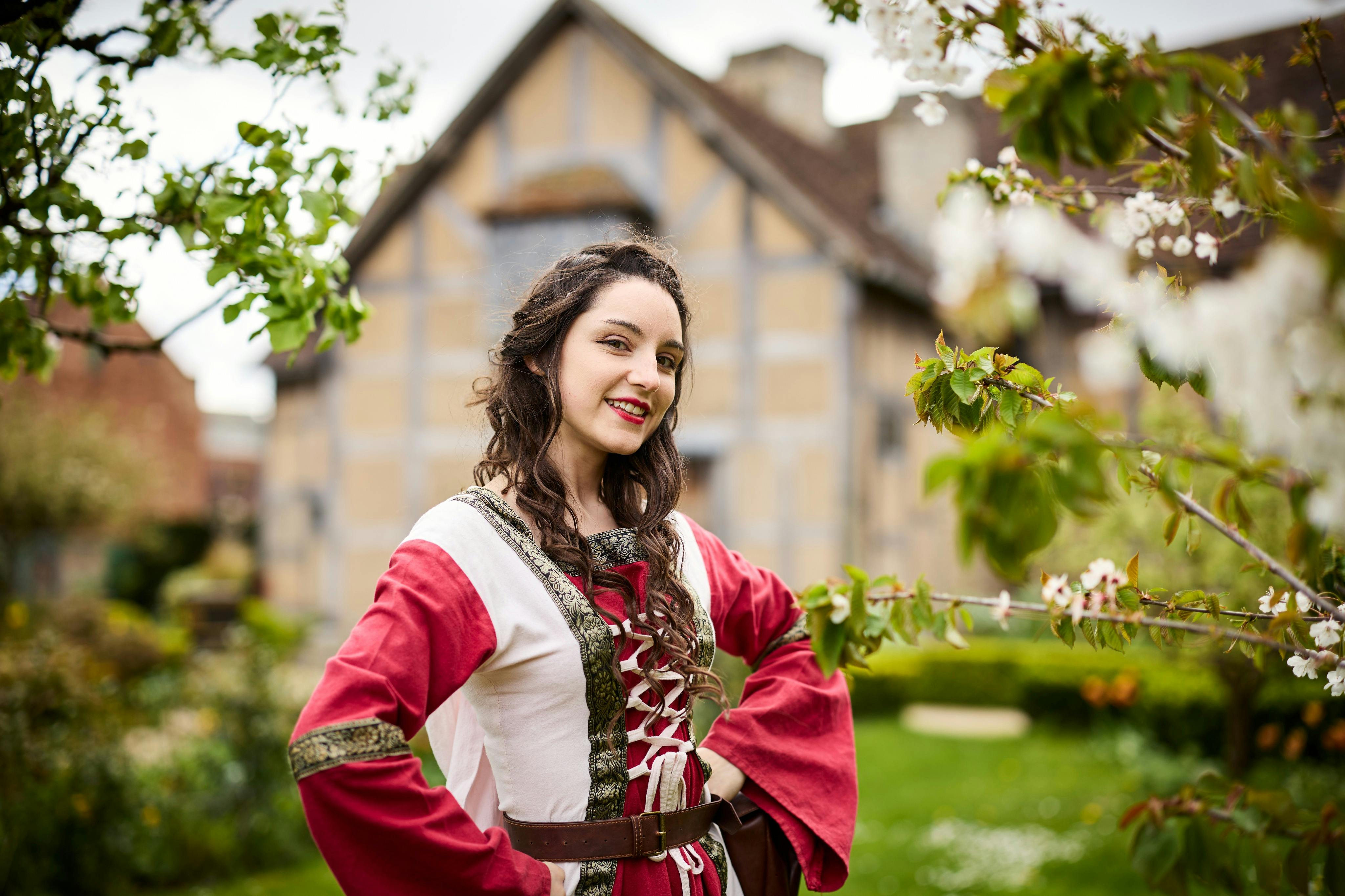 Skuespillerinde i haven