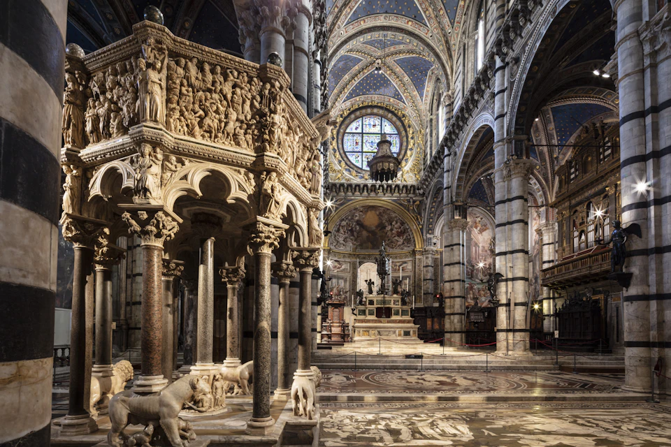 Interior of Siena Cathedral