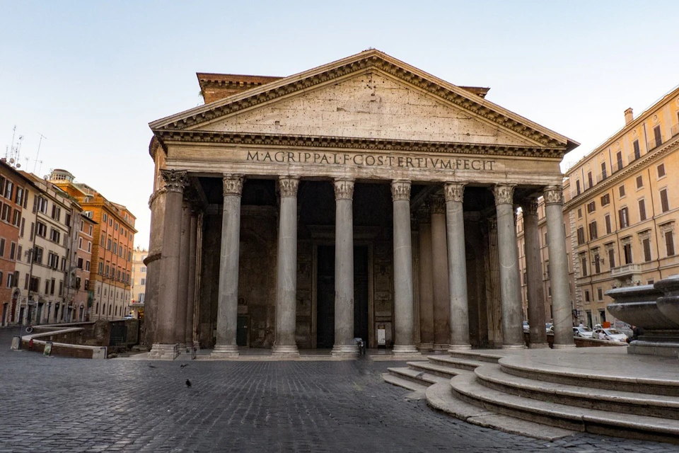 Pantheon Facade Front