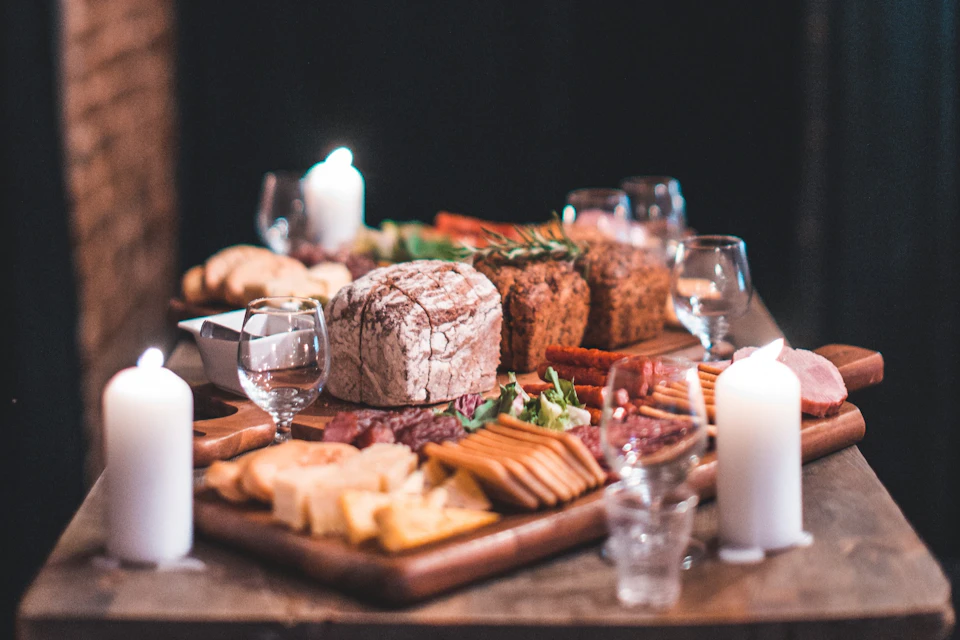 Polish tapas, local meats, cheeses and breads to soak the alcohol and whet the appetite.