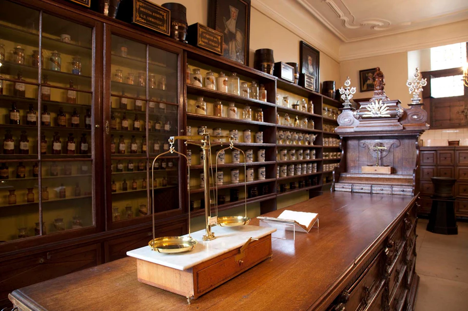 The old hospital pharmacy