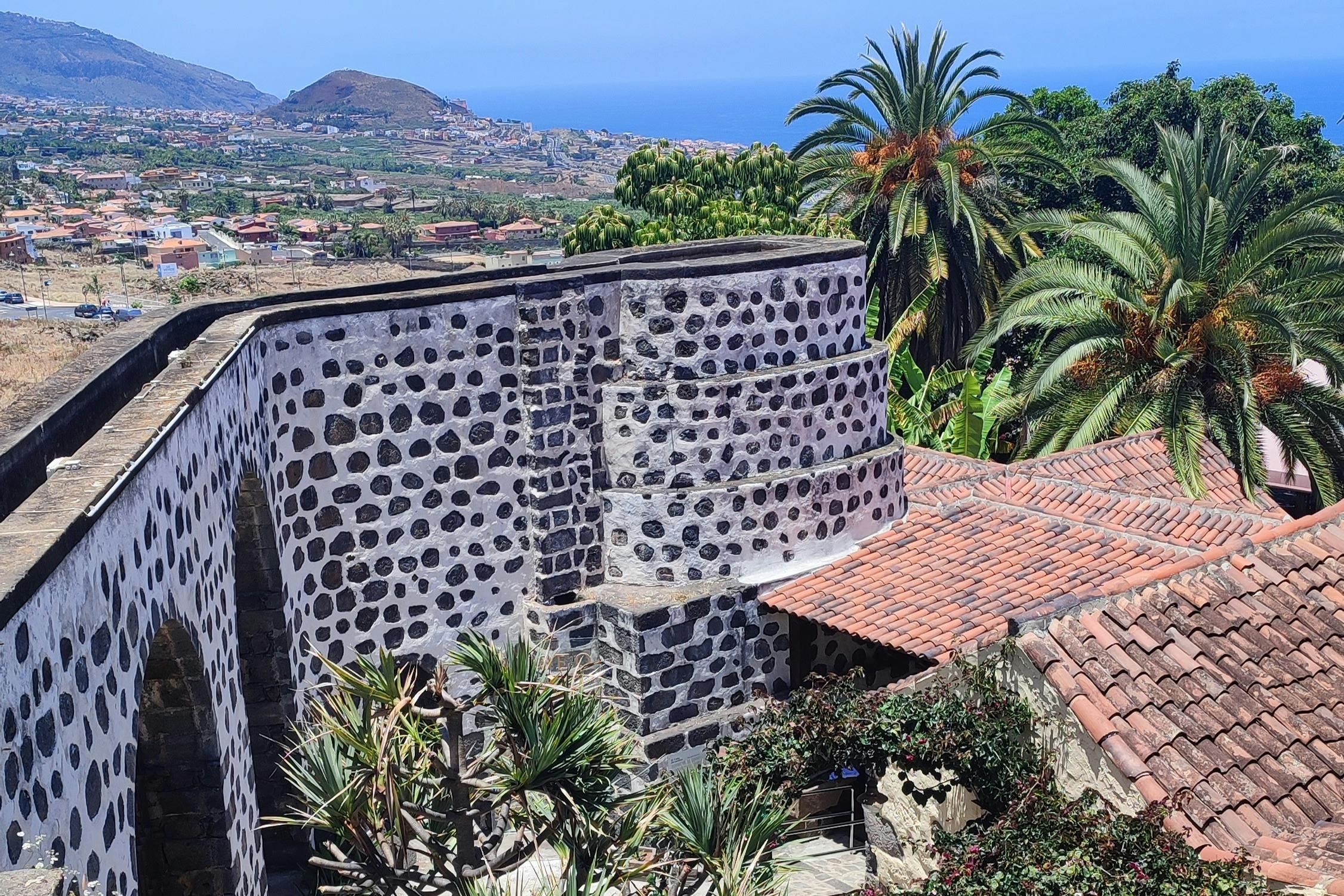 Vista della Valle di Orotava dall'ingresso del mulino.