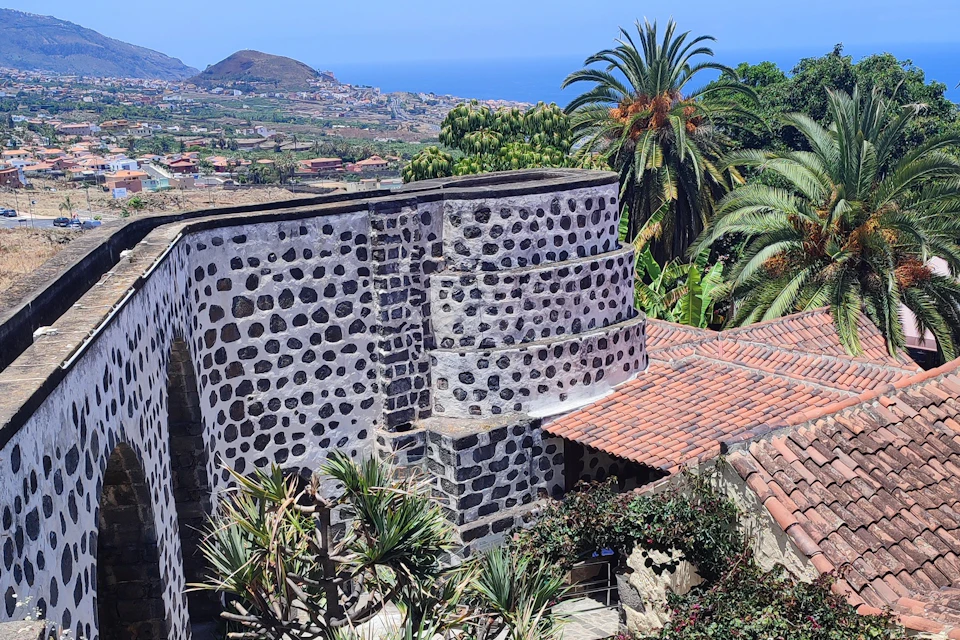 View of the Orotava Valley from the entrance of the mill.