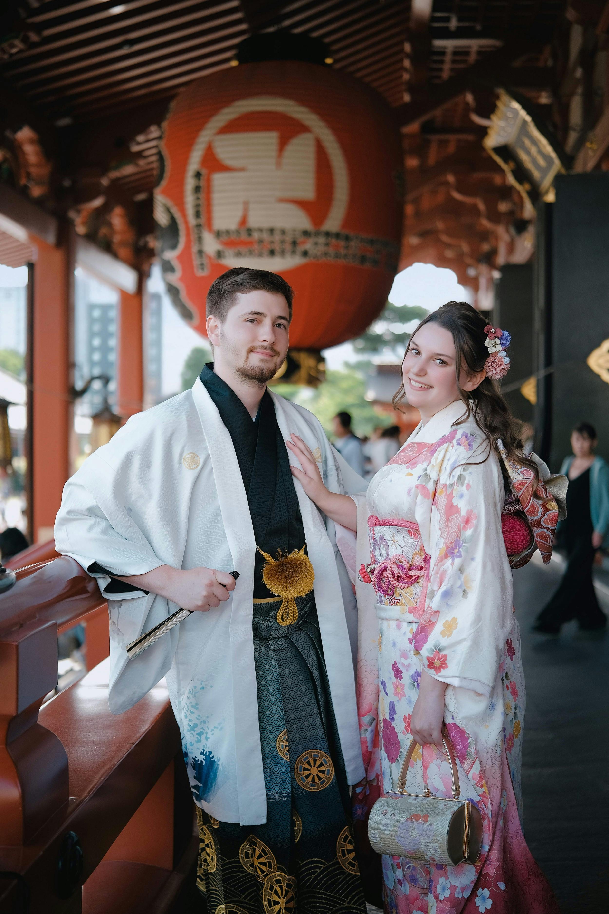 Asakusa: Kimono & Furisode Rental Experience for Men by Wasou Komachi Kanon