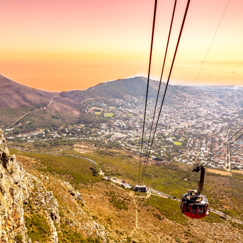 Bus turístico Ciudad del Cabo y Teleférico aéreo de Table Mountain