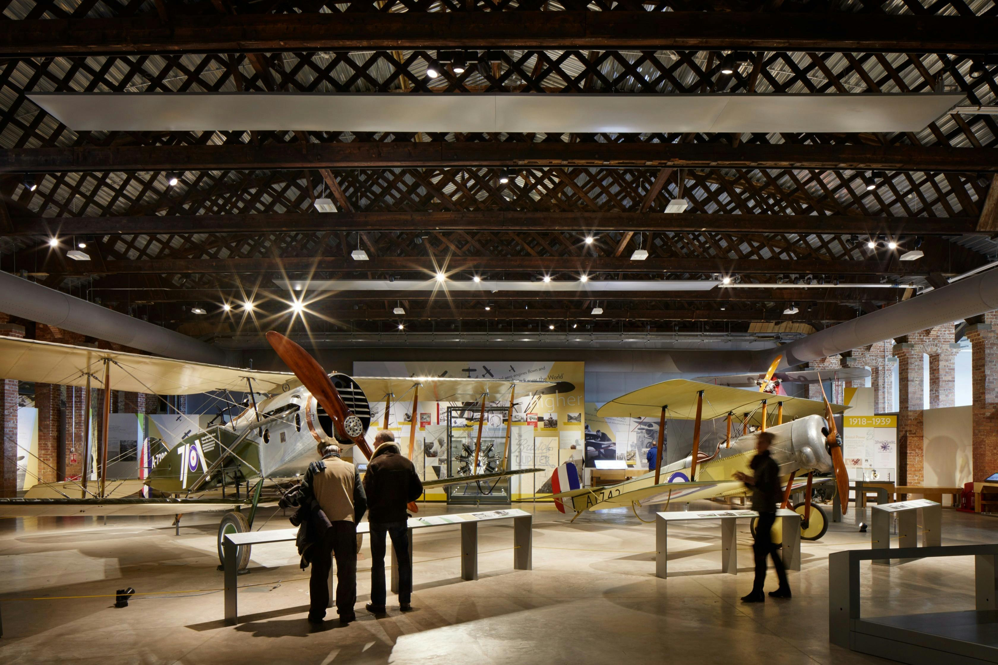 World War One planes at Aerospace Bristol