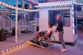Entrée accessible aux fauteuils roulants