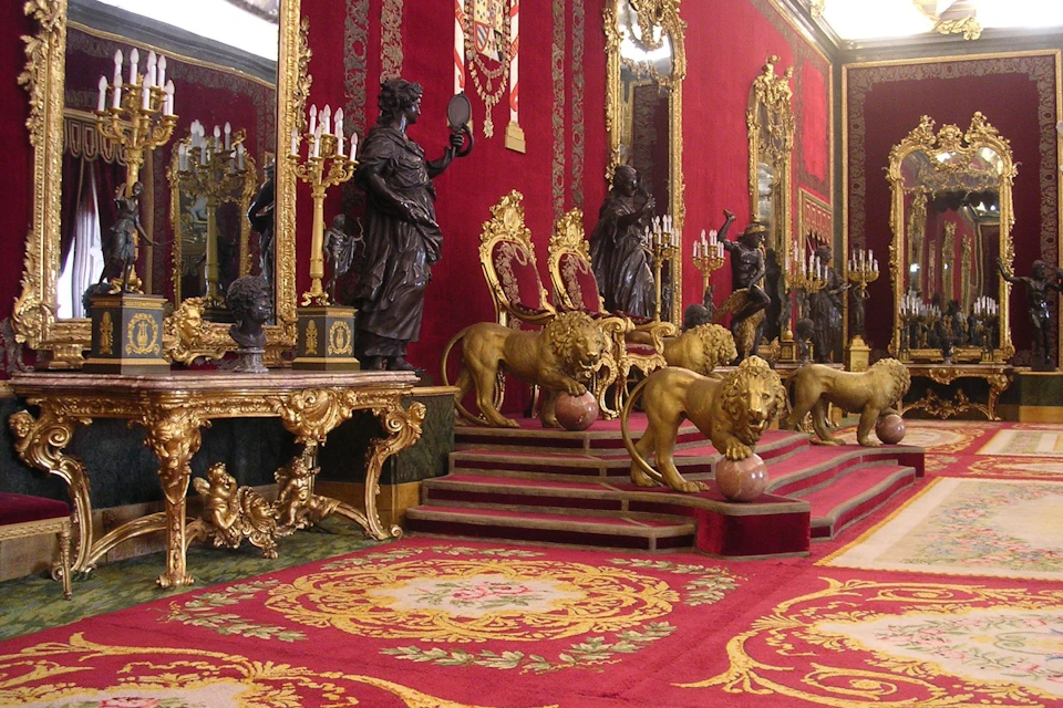 Interior of Royal Palace of Madrid