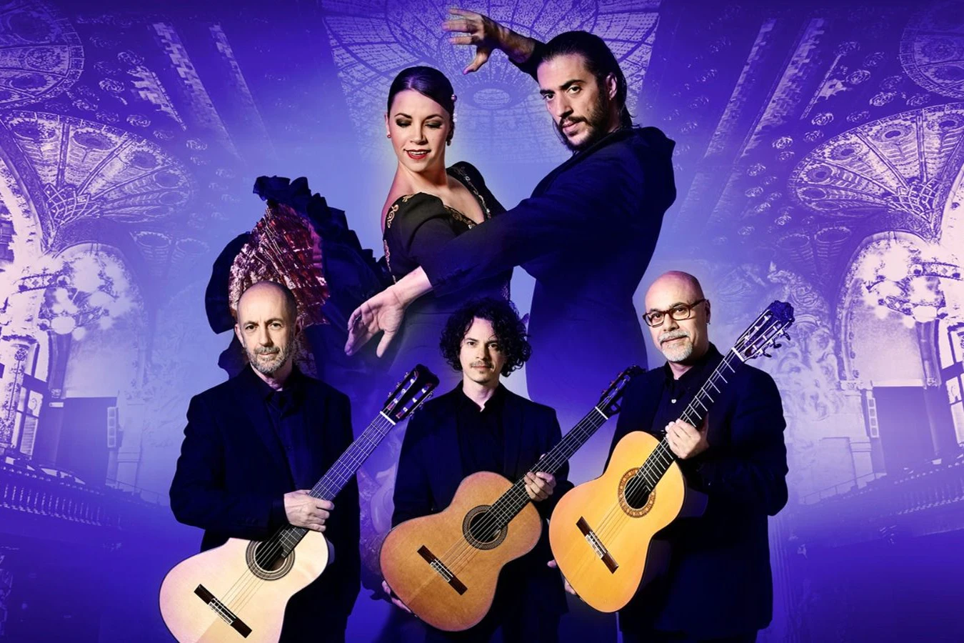 Barcelona: Guitar Trio & Flamenco Show at Palau de la Musica