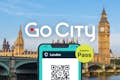 Smart Phone con el London Pass y el Big Ben de fondo