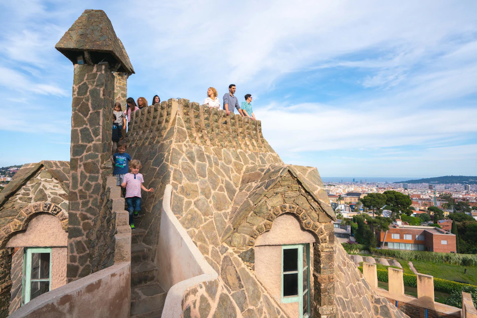 The views of the city of Barcelona