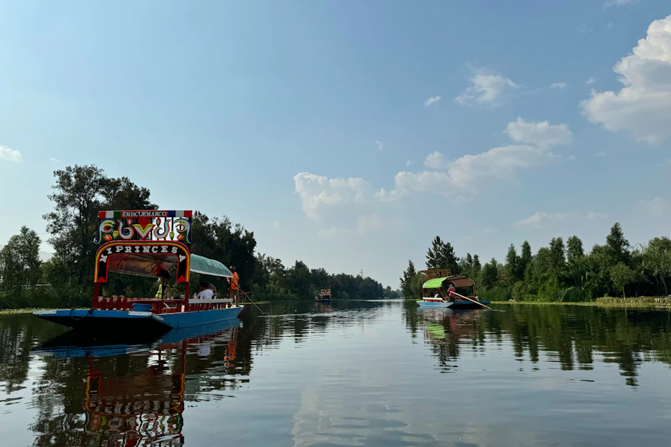 Xochimilco Canals and trajineras