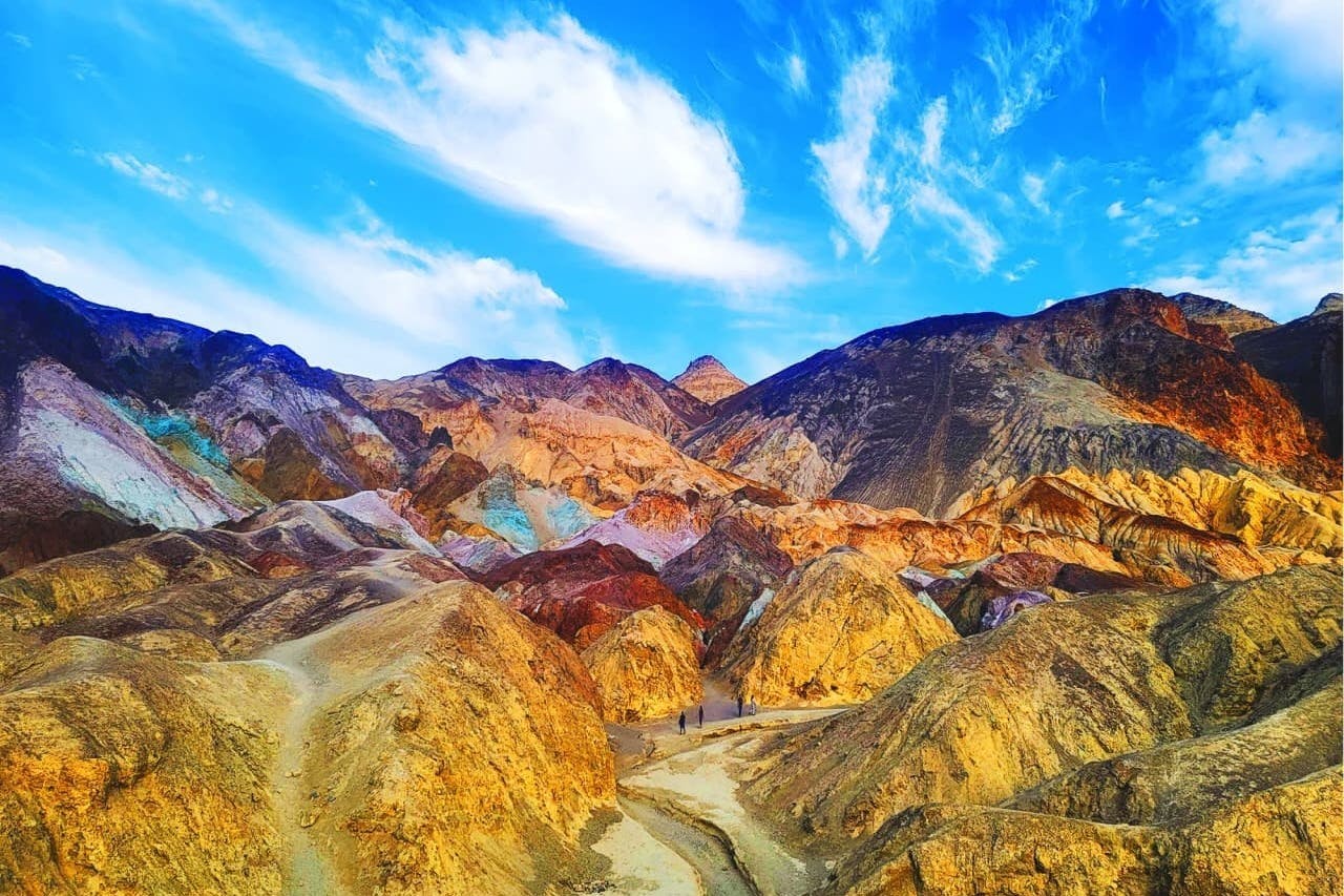 Death Valley National Park, Künstlerpalette Punkt