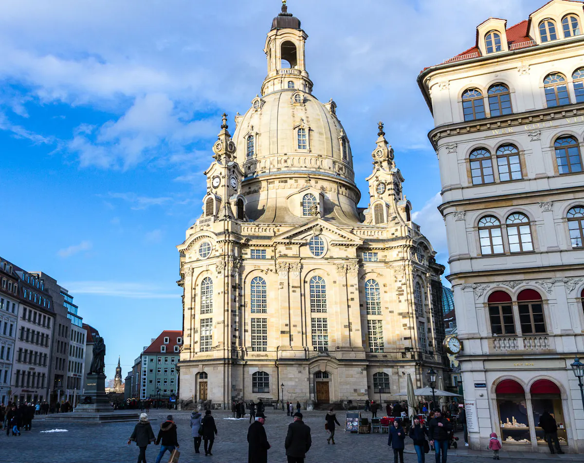 Centre-ville de Dresde, Frauenkirche (Intérieur) & Zwinger : Visite guidée