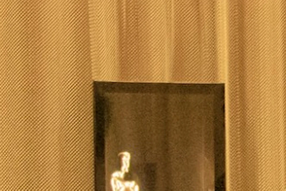 Guests receiving tour in our Oscars gallery.