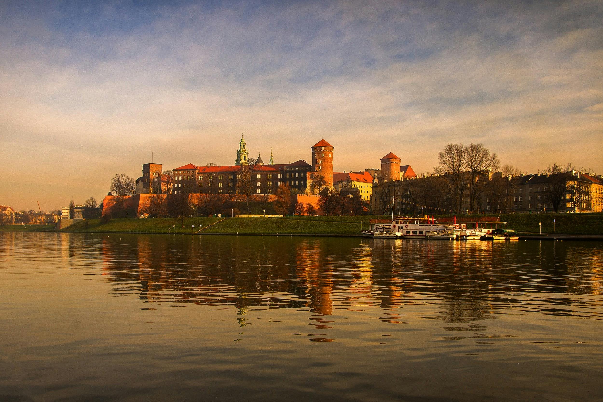 Wawel Castle by the river