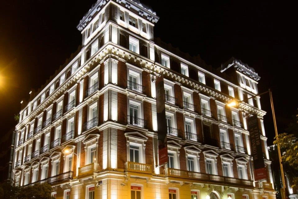 Facade of the Mapfre Sala Recoletos, Madrid
