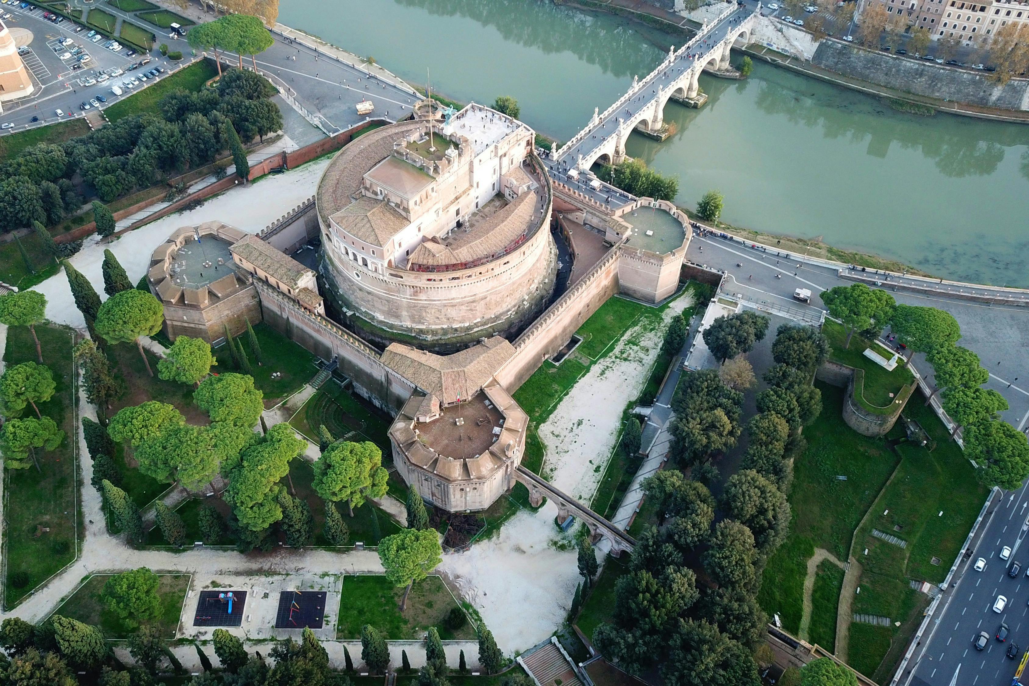 Castel Sant'Angelo aus der Vogelperspektive