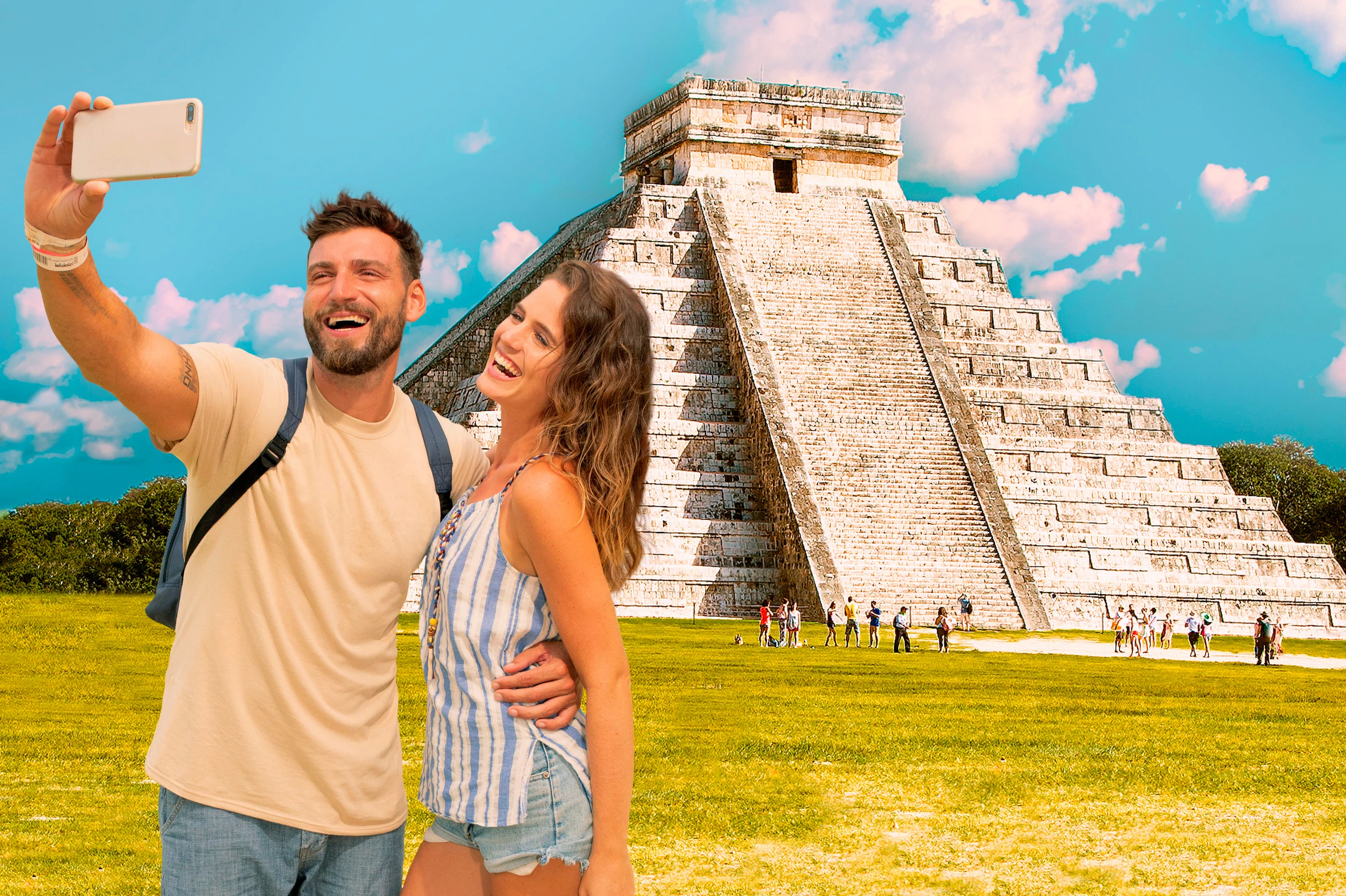 Chichén Itzá & Xcaret Park: 2-Day Combo, Guided Tour, Hotel Transfer + Lunch