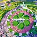 Vue aérienne de Miracle Garden