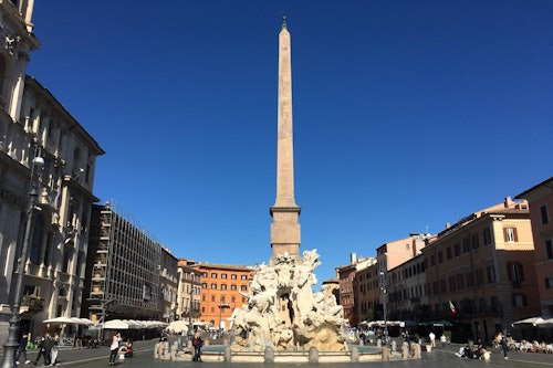 ローマ市内散策：ナヴォーナ広場、サンタンジェロ城、サン・ピエトロ広場(即日発券)