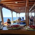 Local Fruit Platters, Traditional Calypso Boat