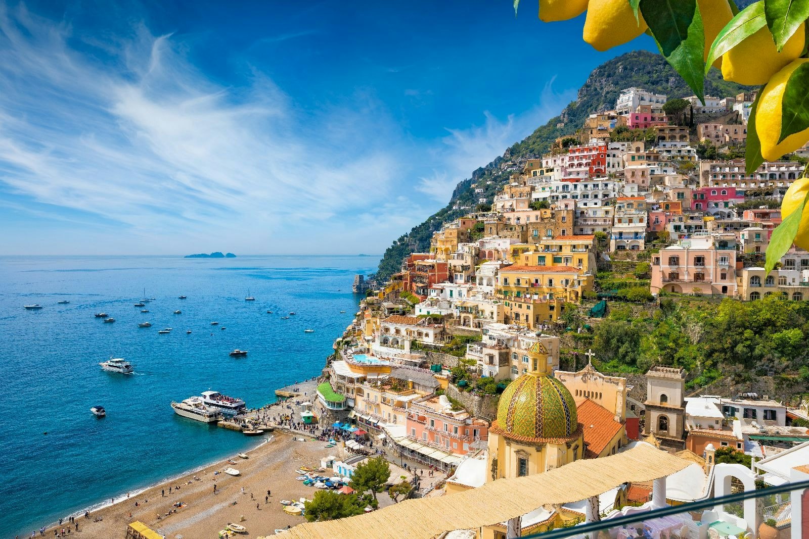 From Naples: Tour for Positano and Sorrento with Limoncello Tasting