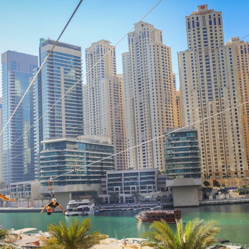 XLine Dubai Marina Zip Line with Photos & Videos