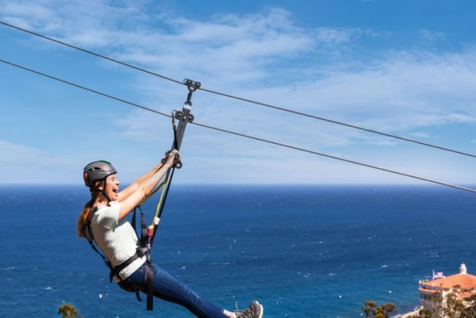 Catalina Island with Zipline Eco Tour