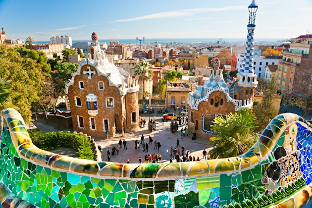 Parc Güell: Biglietto salta-coda + Tour guidato