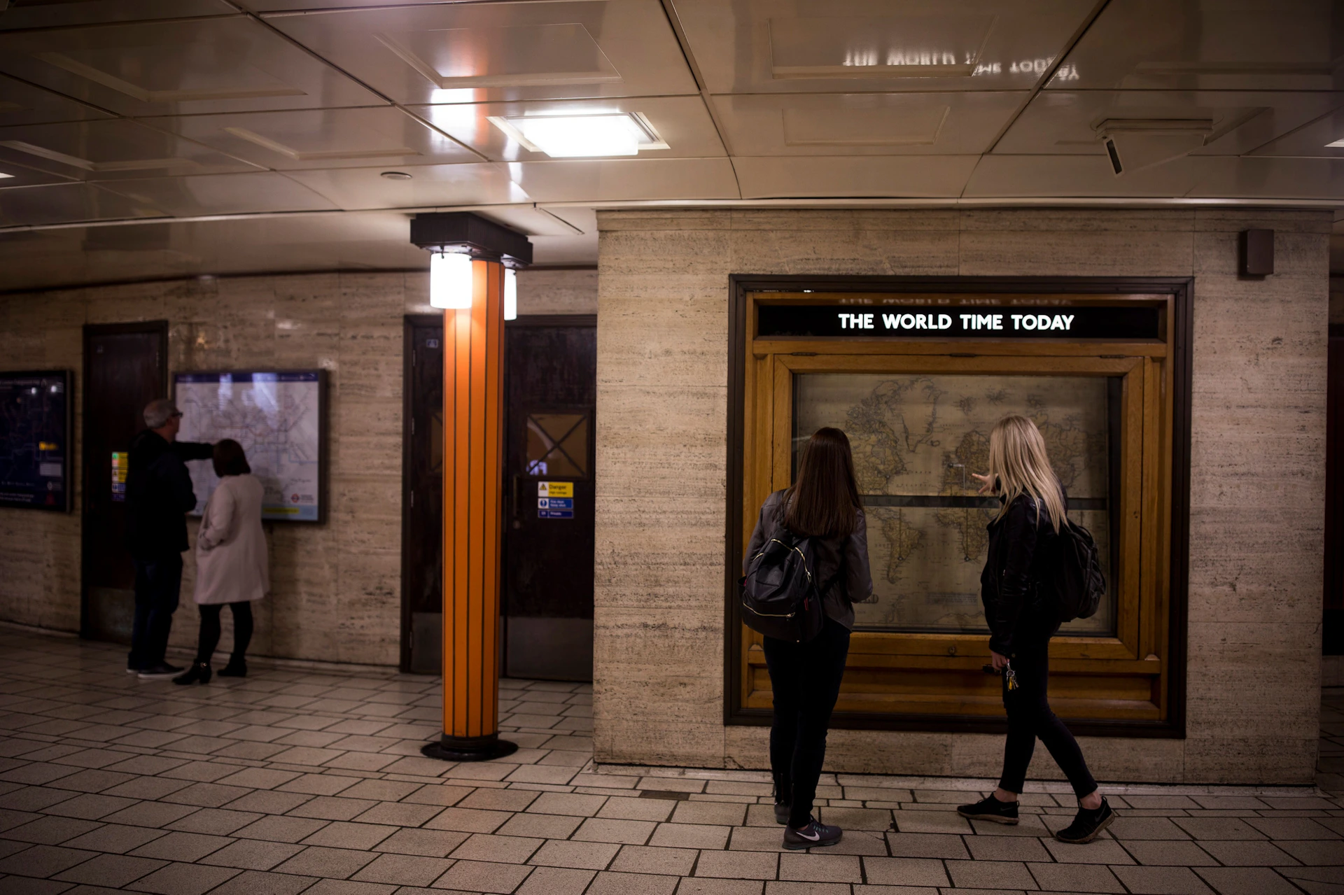 World Clock at Piccadilly Circus Station