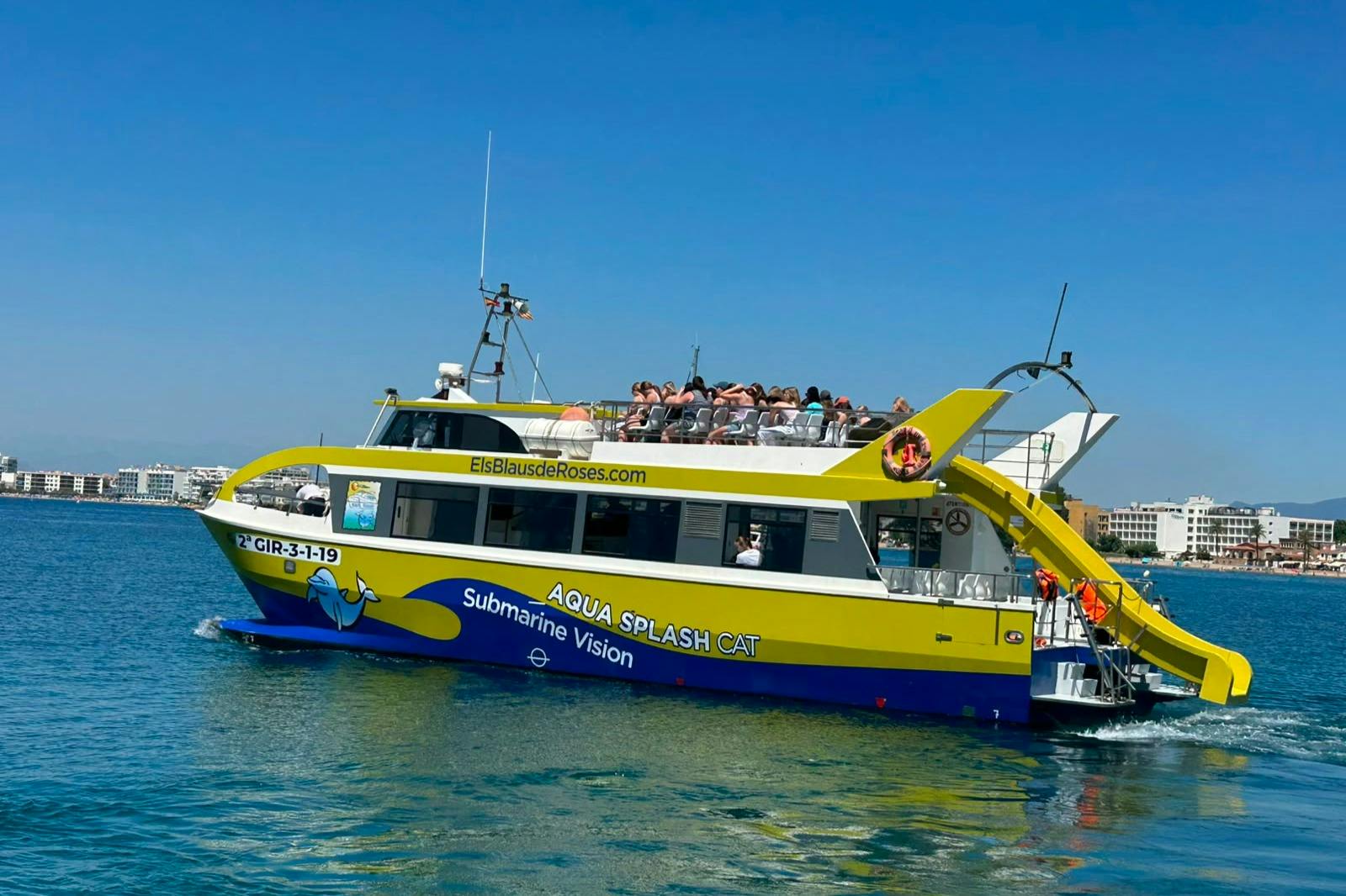 Roses: Boat Tour + Water Slide + Swim Stop - Photo 8